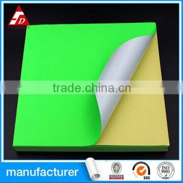 BEST PRICE MANUFACTURER FLUORESCENT PAPER SELF ADHESIVE PAPER