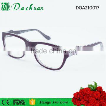 High quality handmade acetate italian eyewear optical spectacle frame with carving pattern