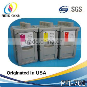 700ml Best Selling PFI701 PFI 701 PFI-701 compatible Pigment ink cartridge for Canon IPF8000 8000s 8100 9000 9000s 9100