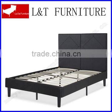 Black Leather Bed Frame photo-2