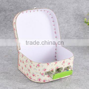 gift pacakaging decorative cardboard suitcase boxes