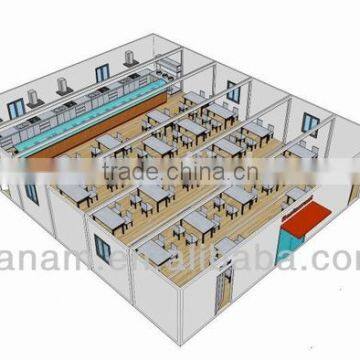 steel restaurant modular house for sale cheap wholesale