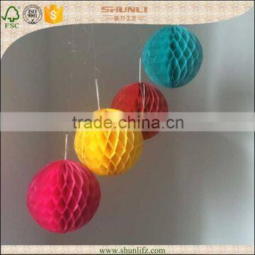 Christams party favor Decorative hanging Tissue honeycomb balls