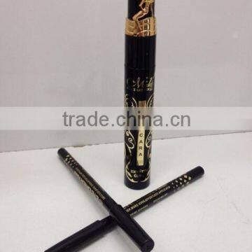 Hot Sale MENOW 3d Fiber Lash Black Thick Mascara Make up Waterproof Cosmetics Eyes+ 2pcs 296B-M10006 Eyeliner photo-4