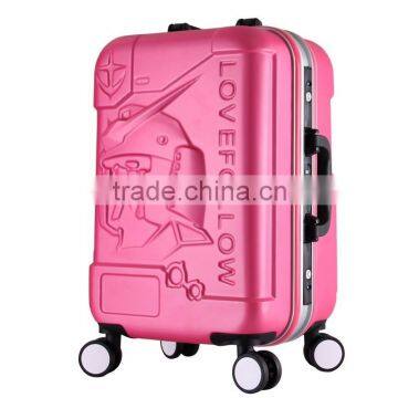 Lovefollow 2015 New Style Transformers ABS Aluminum Frame Trolley Luggage Suitcase for Cool Men photo-4