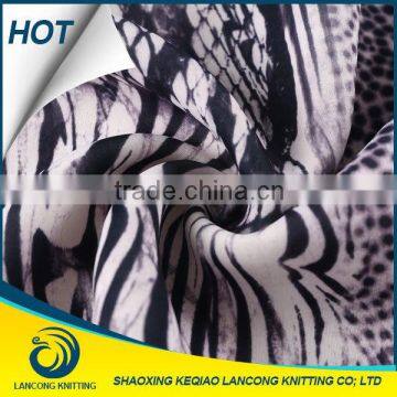 lancong fabric rayon stretched nylon rayon ponte roma knit fabric rayon stripe jersey fabric