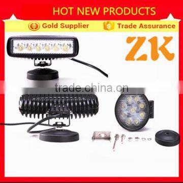 12v 24v IP 67 led rechargeable work light,auto light led, led work light bar