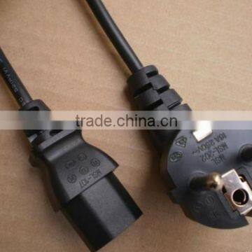 France Electrical Power Plug European standard power outlet with power cord and Plug with Socket IEC c13 Type