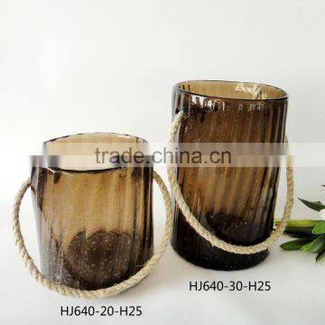 Decorative Glassware in Amber