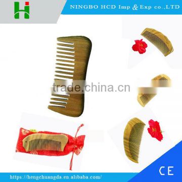 Comfortable And Healthy Green Sandal Wood Comb