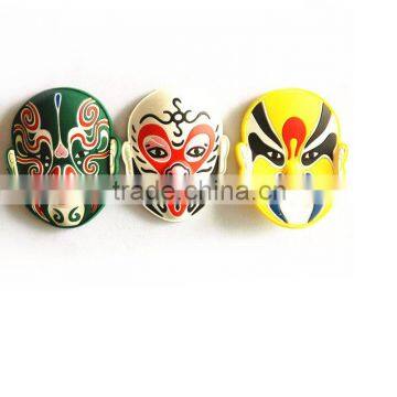 Chinese style make up custom PVC heart shaped fridge magnets