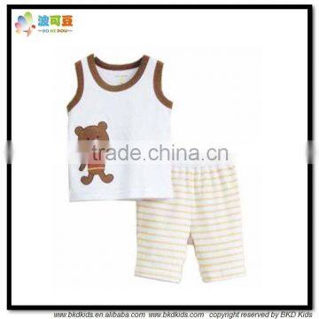 BKD2015 new arrival little kids clothing set