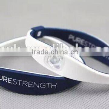 Pure Strength Cheap Custom Silicone Rubber Bracelet photo-2