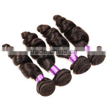 2016 6A Grade Factory Price Cheap Wholesale Loose Wave Virgin Brazilian Hair Extensions photo-4