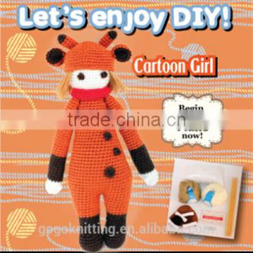 Crochet Kit carton girl