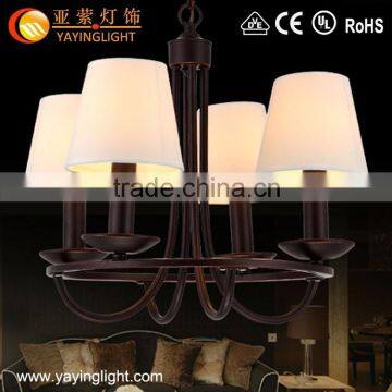 Hot sale fabric chandelier,low ceiling chandelier,chandelier imported from china