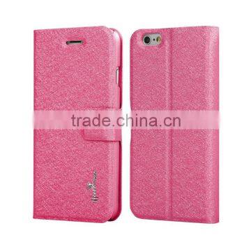 LZB fashion silk grain flip leather wallet phone case cover for Huawei G730 ascend case