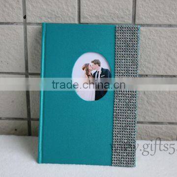 Elegant Wedding Guest Book in Handmade With Bling Rhinestone for Best Wedding Gifts photo-3