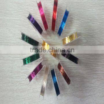 copper jewelry colored wire for indian metal wire jewelry