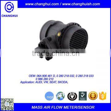 High Quality Car Mass Air Flow Meter/sensor 06A 906 461 D/ 0 280 218 032/0 280 218 033/0 986 280 210