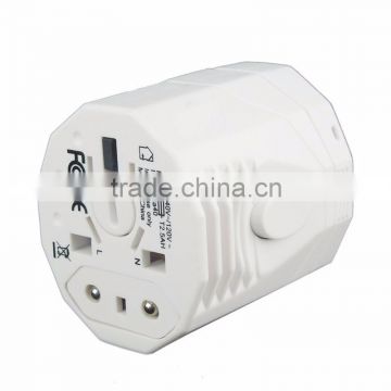 New All in One Universal International Plug Adapter World Travel AC Power Charger Adaptor with AU US UK EU Plug