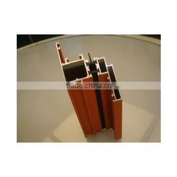 Electrostatic spraying aluminum profile