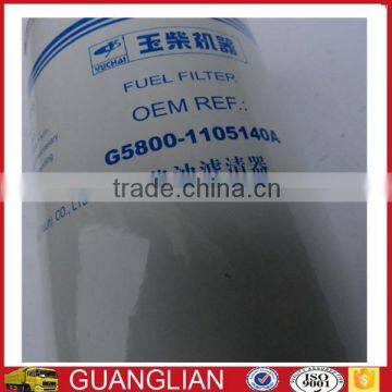 G5800-1105140A fuel filters for yuchai engine parts