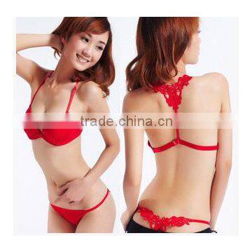 wholesale anterior cingulate Y type lace beauty back sexy gathered smooth non-trace adjust breast bra lingerie for women