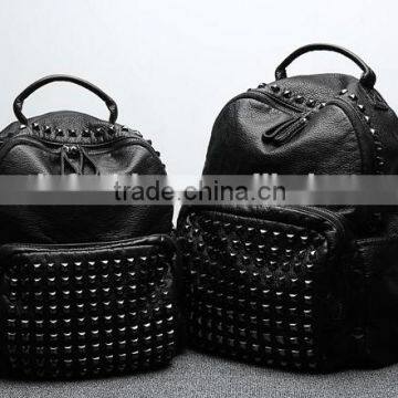 Iterm No.: JM8020/8020S Punky Hot-sell StyPU Leather School Bag/ Fashion Backpack