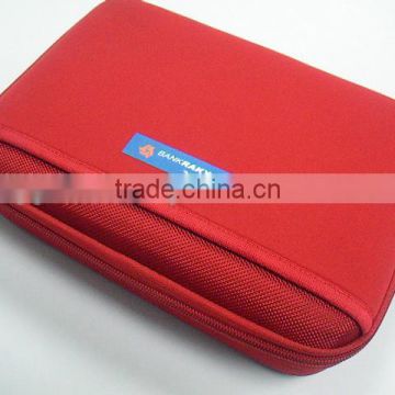 Rectangle-Shaped Hard EVA Case Bag and red Color oxford fabric for Sport Wireless Bluetooth Stereo