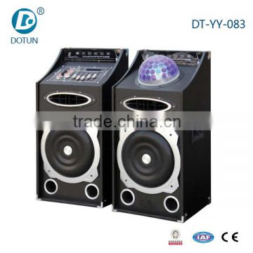 Double pair stage speaker with bluetooth professional