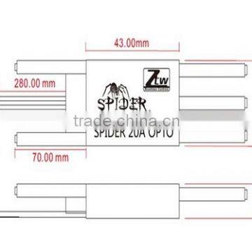 ZTW Spider Series 20A OPTO ESC With SimonK Program photo-3