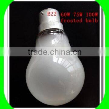 E27 B22 40W 60W 100W Incandescent Frosted Light Bulb