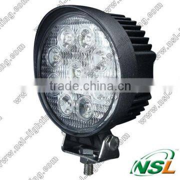 4 inch 27W LED Working Light Round Flood Beam Motorcycle Tractor Truck Trailer SUV JEEP Offroads Boat Work light 12V 24V