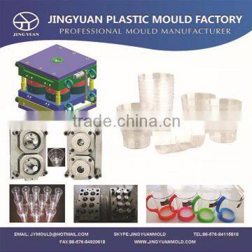 Zhejiang OEM factory household & restaurant plastic injection disposable cup mould supplier/ Mold for plastic disposable cup
