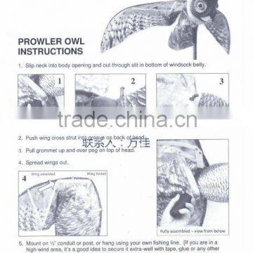 PE Plastic Flying Plastic Owl For Hunting photo-3