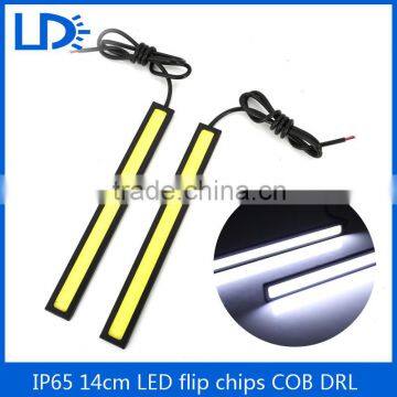 Hot car cob drl 14cm 17cm daytime running light cob led lighting