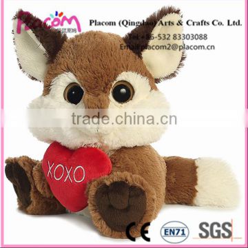 2016 Best selling High quality Customize Creative FavoriteValentien's gifts Wholesale Plush toy Fox