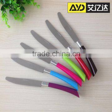 Colorful! Stainless Steel Cutlery With Plastic Handle