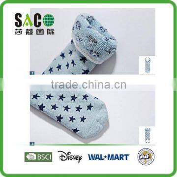 Star and Shoelace Terry Anti Baby Socks photo-4