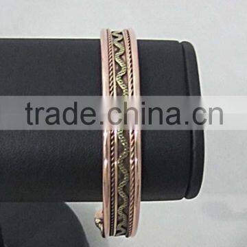 BRASS & COPPER CUFF,BRACELETS ,TOP QUALITY BRACELETS, WHOLESALE JEWELRY,COSTUME JEWELRY,GOLD CUFF,TWO FINISHES
