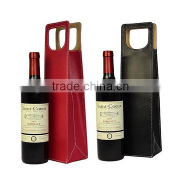 high quality leather wine Packaging Bags Wine Bottle/gift Bag