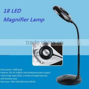 8x Magnifier Lamp LED Skin Checking Magnifying Lamp With Triple Magnifier Moveable