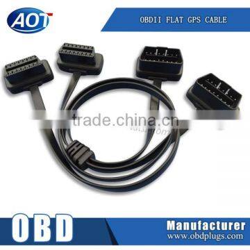 obd 2 male to 2 female noodle cable obdii extension cable