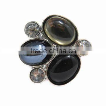 Vintage Clear Rhinestone Matching Pair Shoe Clip For Sandal