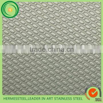 1.0mm Thickness 201 Embossed Stainless Steel Metal Sheet for Home Appliance