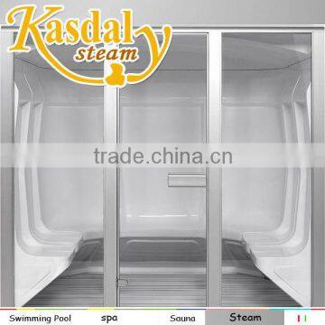 two person steam sauna wet steam sauna room with out control panel