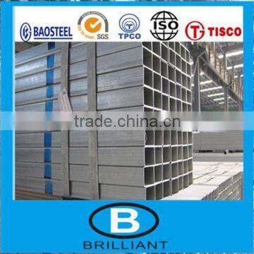 galvanized rectangular steel tube sizes & black square pipe