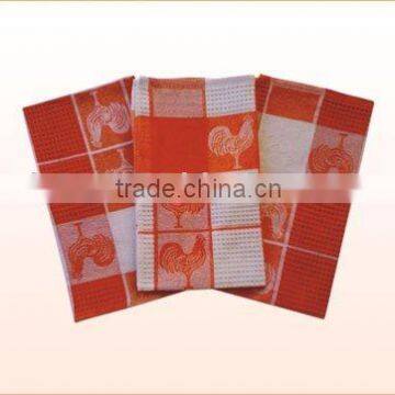 100% cotton tea towel nice design and most color choice kitchen towels factory price