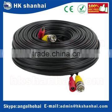 wholesale  5m 10m 20m 30m 40m long distance rg59 cctv camera video power cable bnc cctv cable